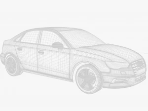 Audi A3 Modello 3D