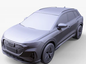 Audi Q4 SUV 3D Model