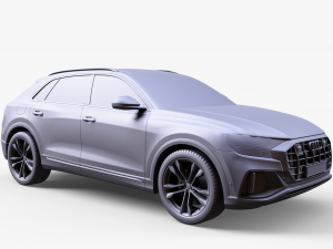 AUDI Q8 3D Model