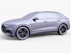 AUDI Q8 3D Model
