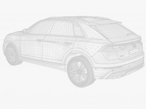 AUDI Q8 3D Model