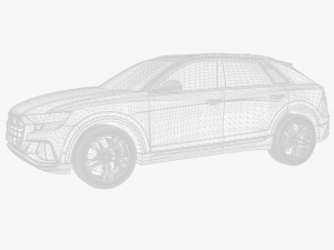 AUDI Q8 3D Model