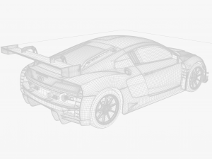 Audi R8 LMS GT3 Modelo 3D