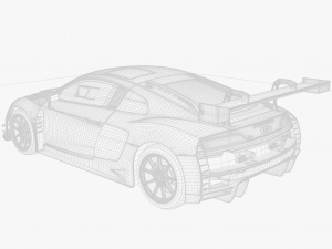 Audi R8 LMS GT3 Modelo 3D