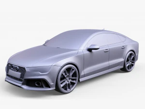 Ауди РС 7 Седан 3D Модель