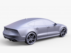 Audi RS 7 Sedan Model 3D