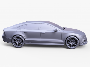 Audi RS 7 Sedan Model 3D