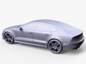 Audi RS 7 Sedan Model 3D
