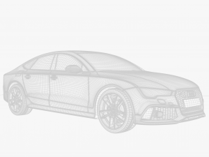 Audi RS 7 Sedan Model 3D