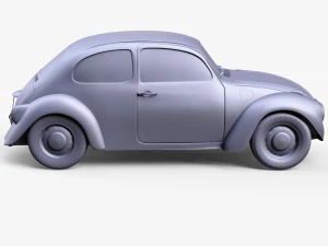 Beetle Car Volkswagen 3D Model