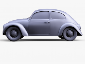 Beetle Car Volkswagen Model 3D