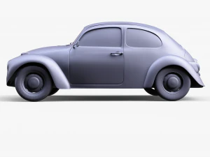 Beetle Car Volkswagen 3D Model