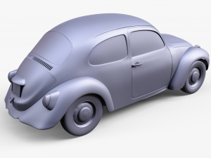 Beetle Car Volkswagen Model 3D