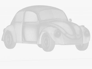 Beetle Car Volkswagen 3D Model