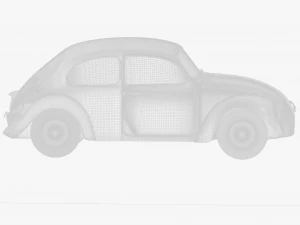 Beetle Car Volkswagen 3D Model