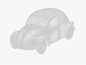 Beetle Car Volkswagen 3D Model