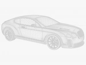 Бентли Континенталь 3D Модель