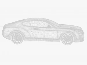 Бентли Континенталь 3D Модель