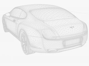 Бентли Континенталь 3D Модель