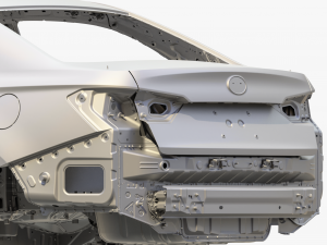 Body of Car High Detail 3D Model