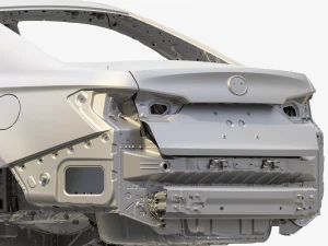 Body of Car High Detail 3D Model