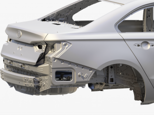 Body of Car High Detail 3D Model