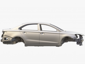 Body of Car High Detail 3D Model