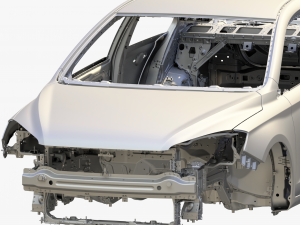 Body of Car High Detail 3D Model