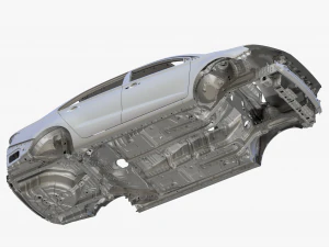 Body of Car High Detail 3D Model