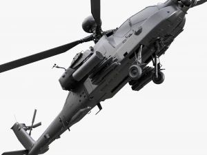 Boeing AH-64D Longbow Apache Attack Helicopter 3D Model