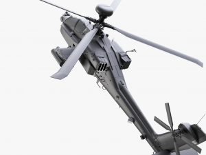 Boeing AH-64D Longbow Apache Attack Helicopter 3D मॉडल