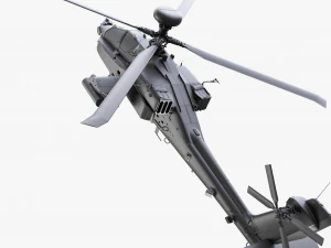Boeing AH-64D Longbow Apache Attack Helicopter 3D Model