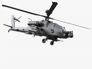 Boeing AH-64D Longbow Apache Attack Helicopter 3D Model