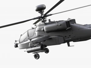 Boeing AH-64D Longbow Apache Attack Helicopter 3D Model