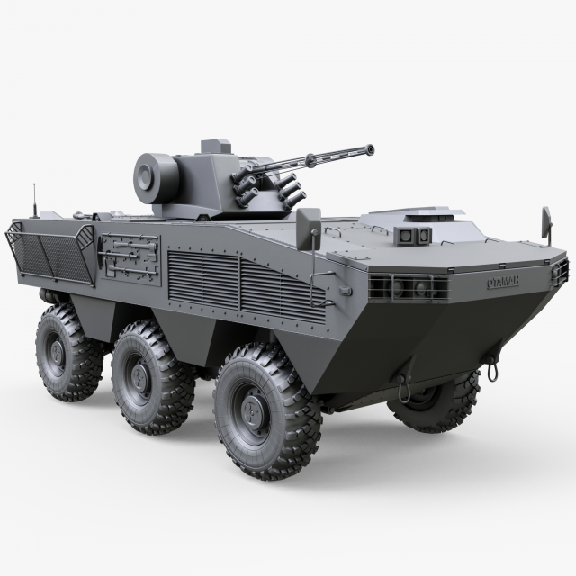 BTR Otaman 3 3D 模型 .c4d .max .obj .3ds .fbx .stl .blend 
