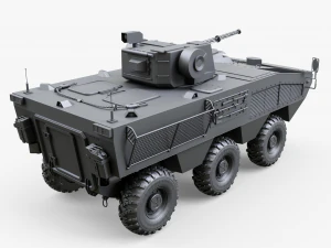 БТР Отаман 3 3D Модель