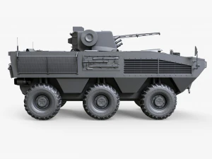 БТР Отаман 3 3D Модель