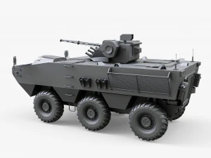 БТР Отаман 3 3D Модель