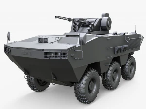 БТР Отаман 3 3D Модель