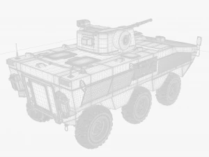 БТР Отаман 3 3D Модель