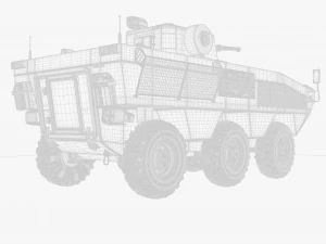 БТР Отаман 3 3D Модель