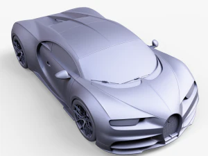 Bugatti Chiron Sport 3D Model