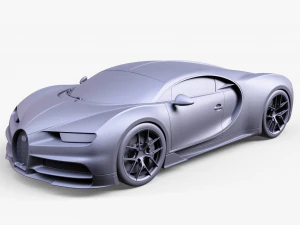 Bugatti Chiron Sport 3D Model