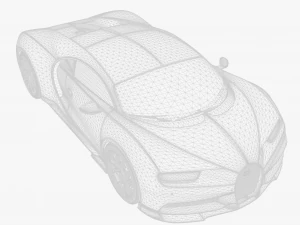 Bugatti Chiron Sport 3D Model
