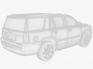 Cadillac Escalade 3Dモデル