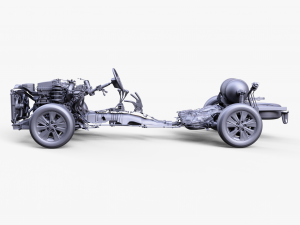 Chassis Car Detailed Modello 3D