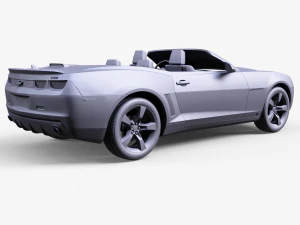Chevrolet Camaro Convertible 2011 3D Model