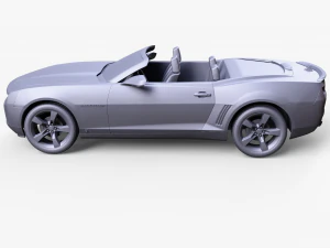 Chevrolet Camaro Convertible 2011 3D Model