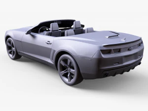 Chevrolet Camaro Convertible 2011 3D Model