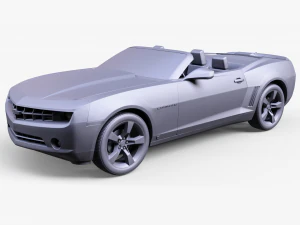 Chevrolet Camaro Convertible 2011 3D Model